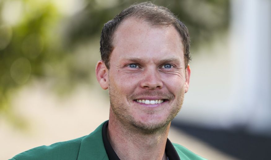 AUGUSTA, GA - APRIL 02:  Danny Willett of England, the defending champion, is pictured wearing his green jacket during the Drive, Chip and Putt Championship at Augusta National Golf Club at Augusta National Golf Club on April 2, 2017 in Augusta, Georgia.  (Photo by Andrew Redington/Getty Images)