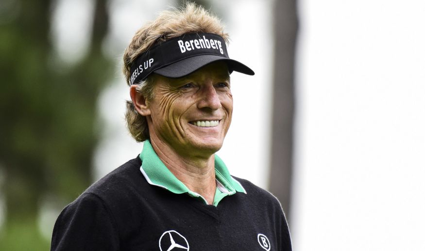 AUGUSTA, GA - APRIL 03:  Bernhard Langer of Germany looks on during a practice round prior to the start of the 2017 Masters Tournament at Augusta National Golf Club on April 3, 2017 in Augusta, Georgia.  (Photo by Harry How/Getty Images)
