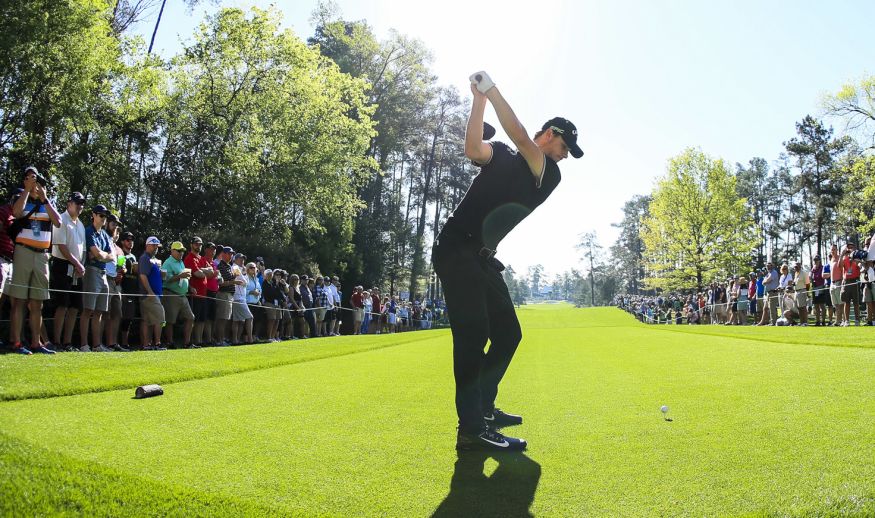 AUGUSTA, GA - APRIL 04:  Thomas Pieters of Belgium hits his tee shot on the seventh hole during a practice round prior to the start of the 2017 Masters Tournament at Augusta National Golf Club on April 4, 2017 in Augusta, Georgia.  (Photo by Andrew Redington/Getty Images)