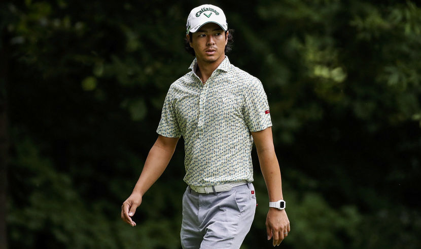 SILVIS, IL - JULY 13:  Ryo Ishikawa of Japan walks to the tee box on the sixth hole during the first round of the John Deere Classic at TPC Deere Run on July 13, 2017 in Silvis, Illinois.  (Photo by Stacy Revere/Getty Images)