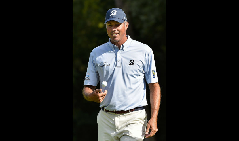 OAKVILLE, ON - JULY 28:  Matt Kuchar of the United States reacts to his putt on the 13th hole during the second round of the RBC Canadian Open at Glen Abbey Golf Club on July 28, 2017 in Oakville, Canada.  (Photo by Minas Panagiotakis/Getty Images)