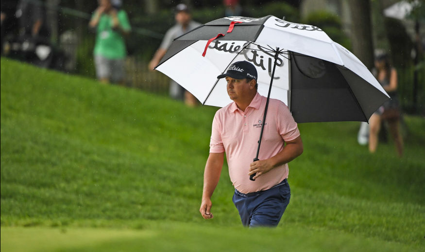 DUBLIN, OHIO - JUNE 04: Jason Dufner walks to the 17th green during the final round of the Memorial Tournament presented by Nationwide at Muirfield Village Golf Club on June 4, 2017 in Dublin, Ohio. (Photo by Chris Condon/PGA TOUR)