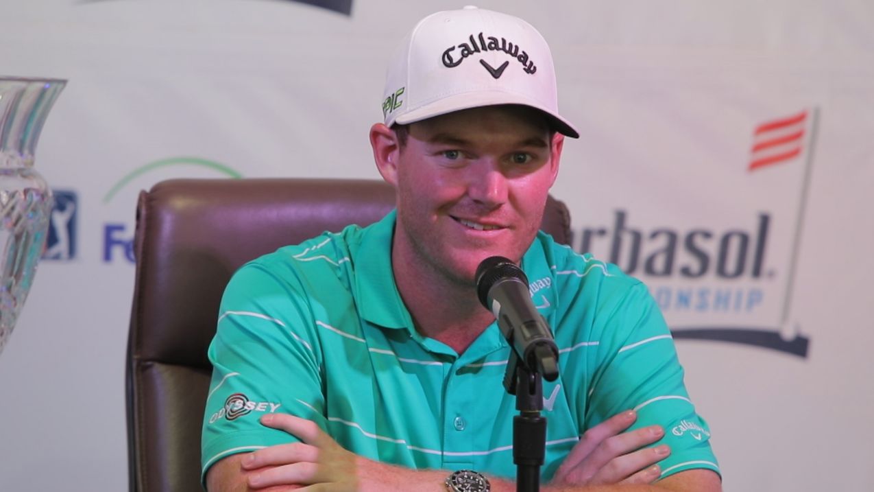 Grayson Murray news conference after winning Barbasol