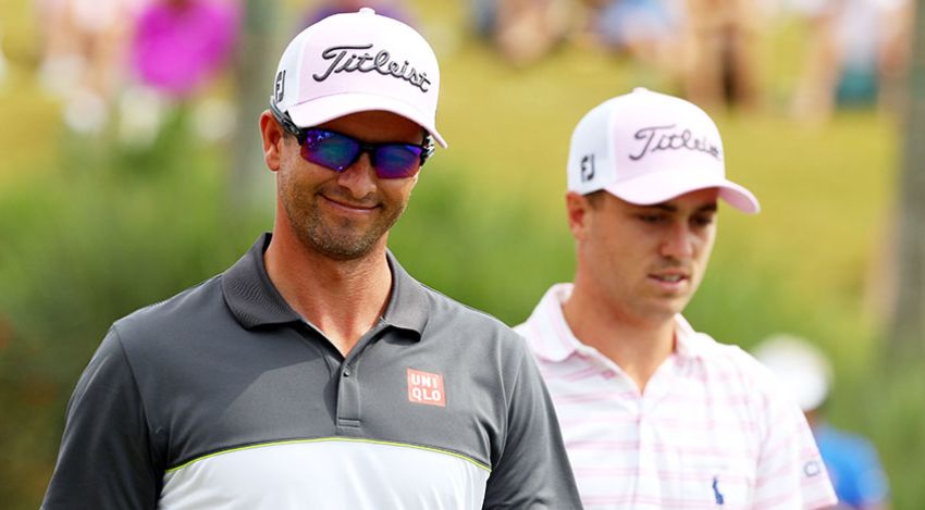 Adam Scott and Justin Thomas will both be teeing it up at The Honda Classic. (Scott Halleran/Getty Images)