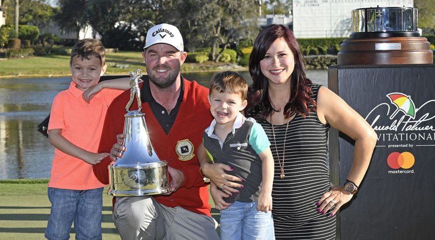 Marc Leishman and Family with the API trophy