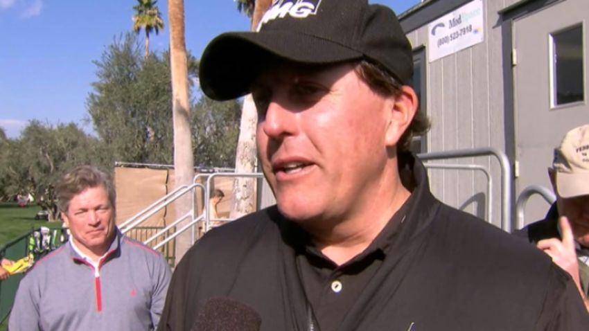 Phil Mickelson interview after Round 1 of CareerBuilder