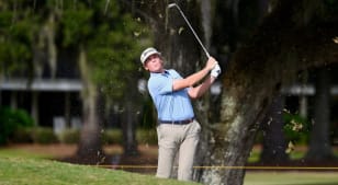 PGA TOUR University alum Jonathan Brightwell scrambles to first-round lead at Korn Ferry Tour Qualifying Tournament’s Final Stage