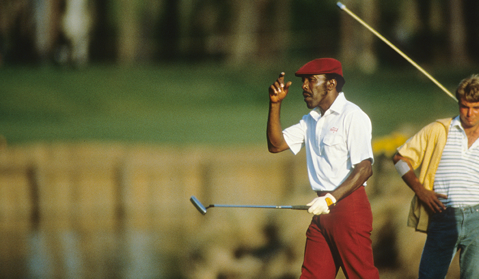 Calvin Peete during the 1985 PLAYERS Championship. (PGA TOUR)