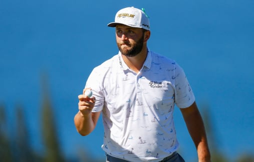 Rahm shoots course record to share lead with Smith in Hawaii