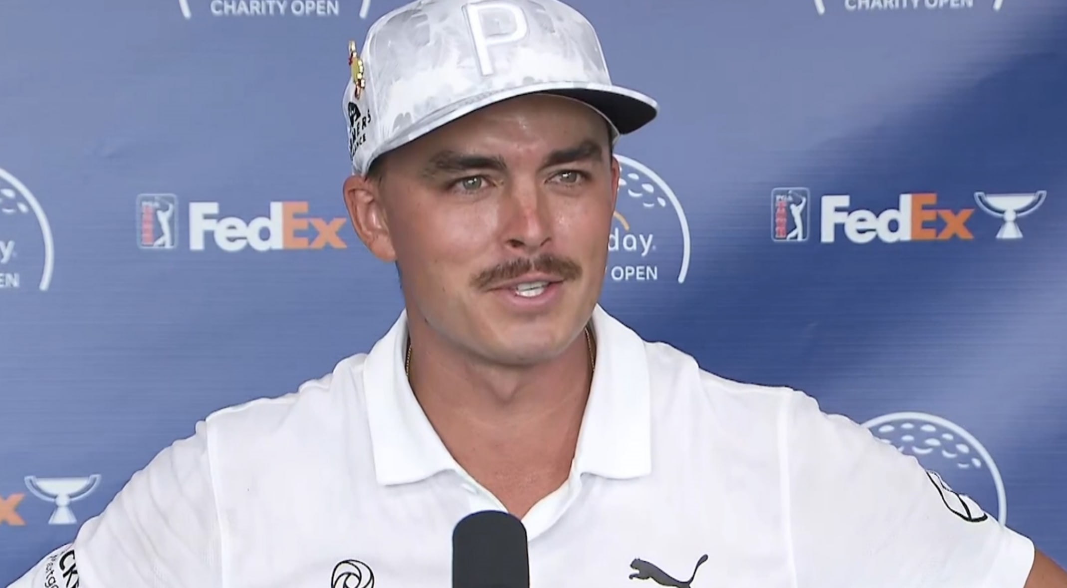 Rickie fowler no hat