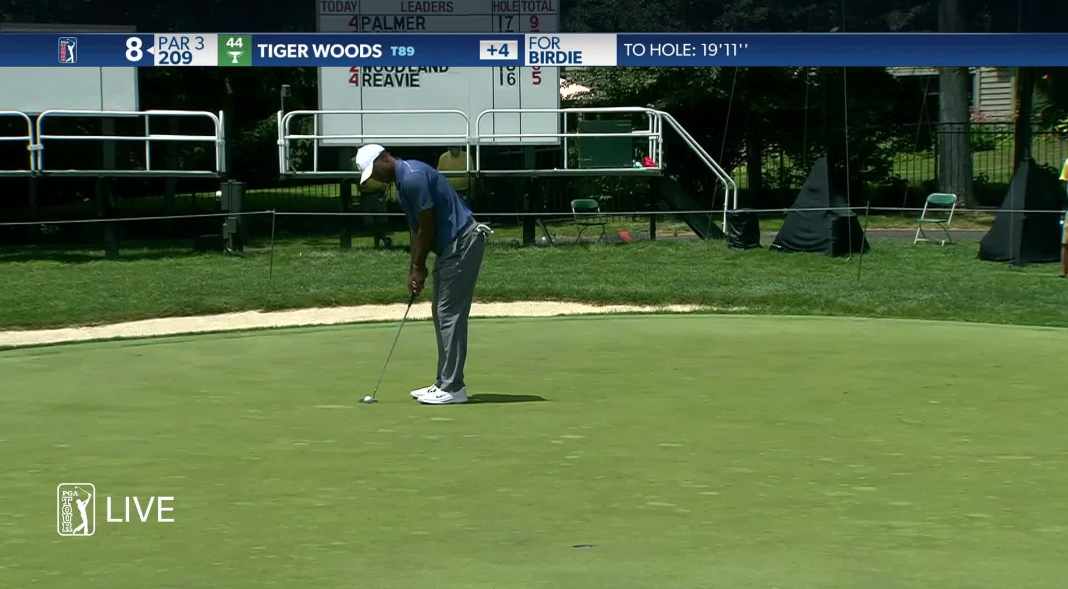 tiger woods day 2 tee time