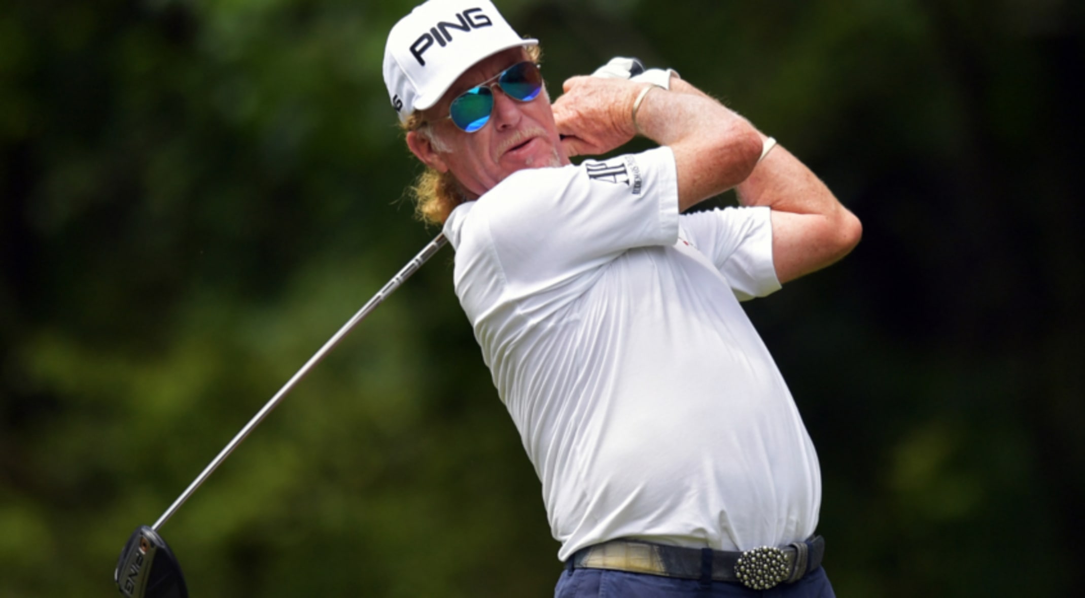 Miguel Angel Jimenez Leads Regions Tradition After Round 1