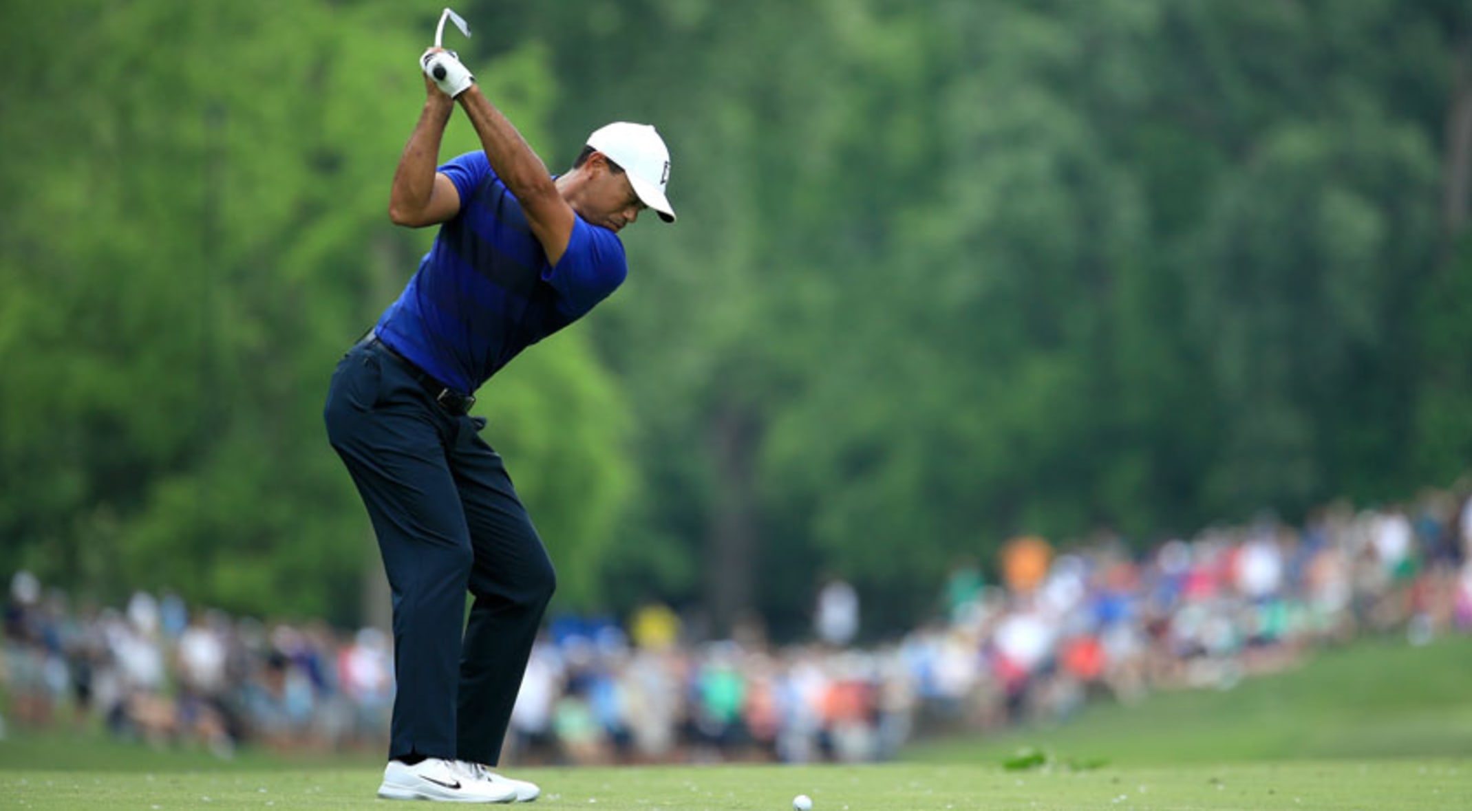 Watch Tiger Woods Incredible Eagle Hole Out At The Memorial