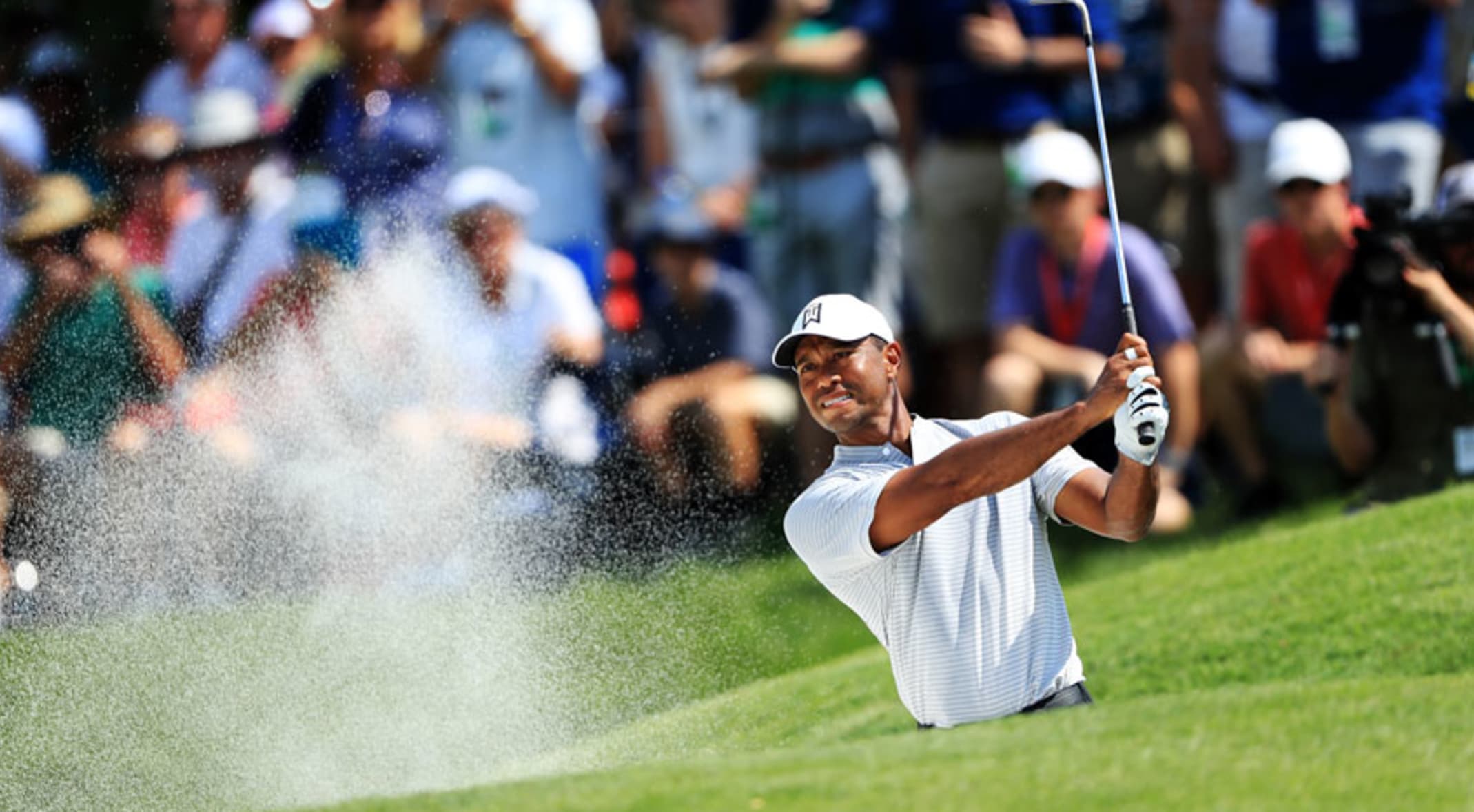 Tiger Woods Hot Start Thwarted By Rain Stoppage At Pga Championship