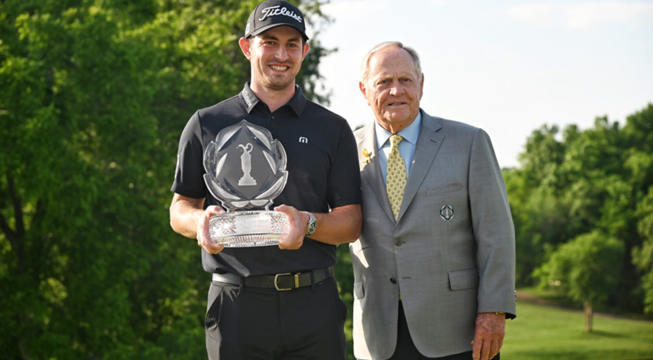 Jack Nicklaus and defending champion Patrick Cantlay