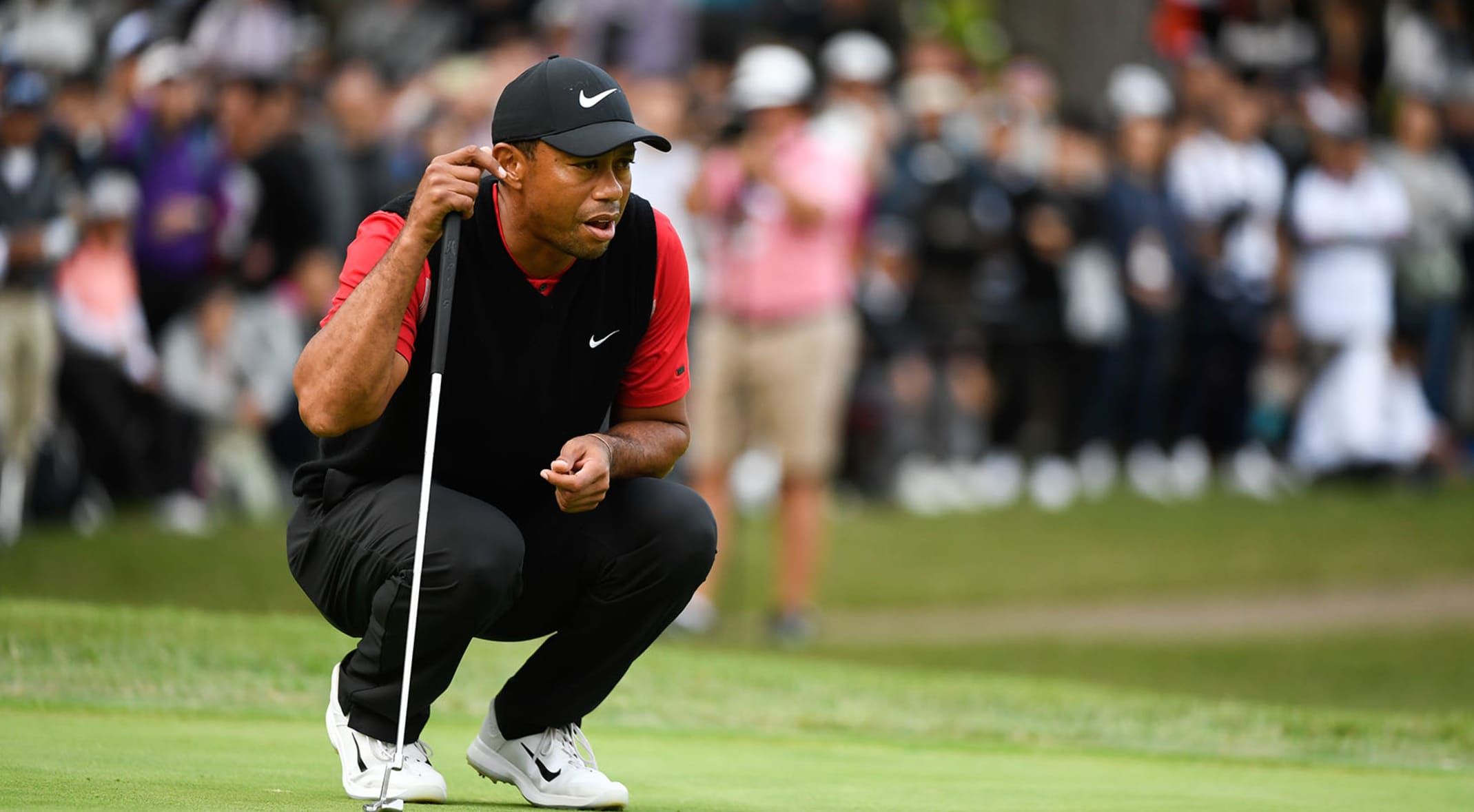 Tiger Woods Leads In Final Round At Zozo Championship