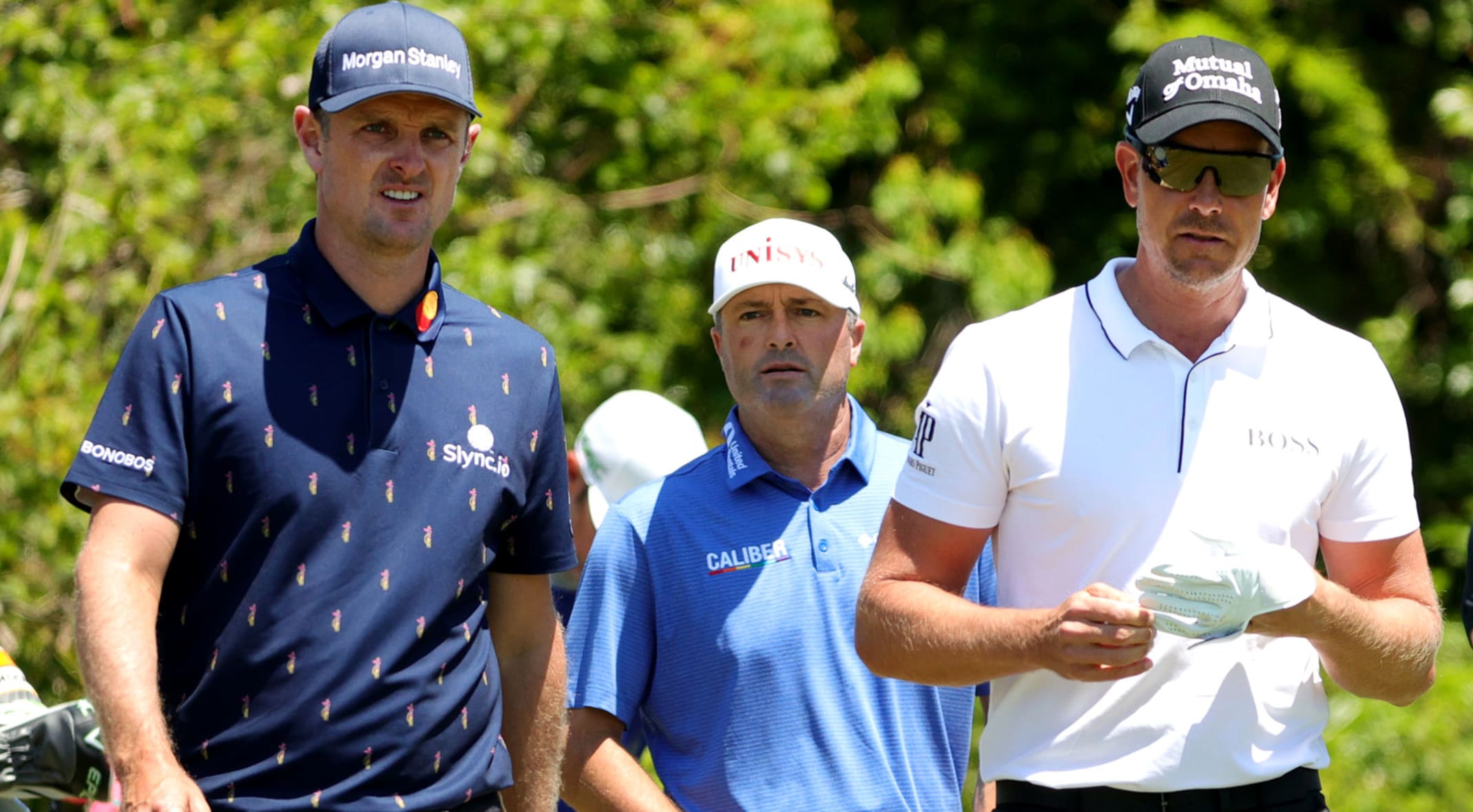 Justin Rose Henrik Stenson Combine To Make Move In Tricky Format