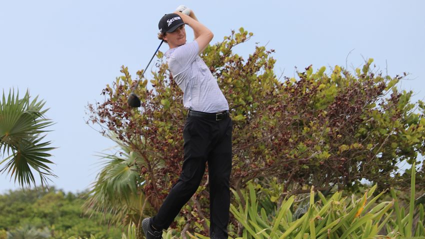 Will Wilcox found himself tied atop the leaderboard at 6-under-par at The Great Abaco Classic after feeling intense pressure at the Great Exuma Classic. (Kevin Prise/PGA TOUR)