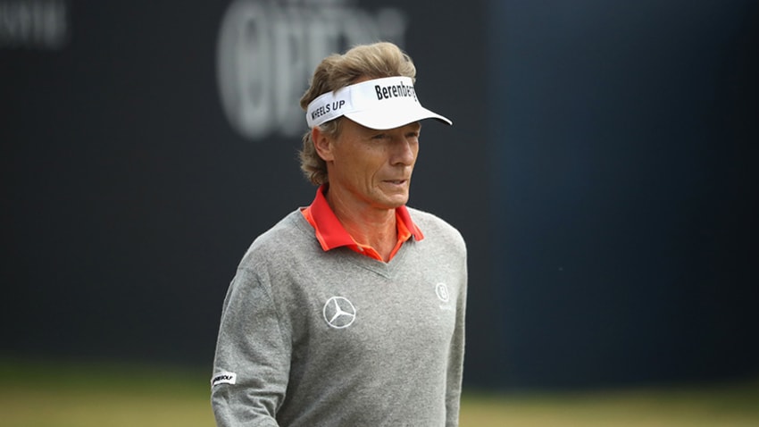 Defending champion Bernhard Langer