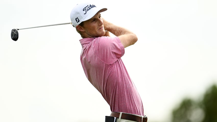 Wake Forest alum Will Zalatoris ranked top-three on the 2019 Korn Ferry Tour in total driving and greens in regulation. (Stacy Revere/Getty Images)