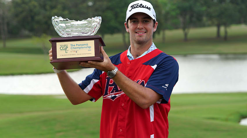 Davis Riley shot a final-round 69 at Club de Golf de Panama for a one-shot win over Roberto Diaz. (Dave Evenson/PGA TOUR)