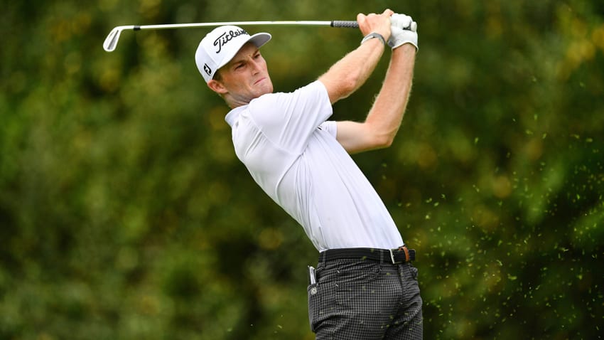 Wake Forest alum Will Zalatoris enters the U.S. Open on the strength of 11 consecutive top-20 finishes. (Jamie Sabau/Getty Images)