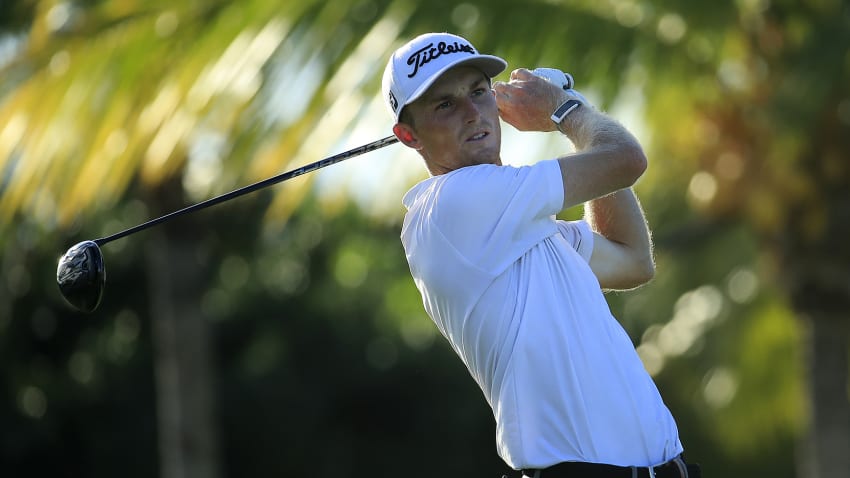 Will Zalatoris finished T8 at Corales Golf Club. (Andy Lyons/Getty Images)