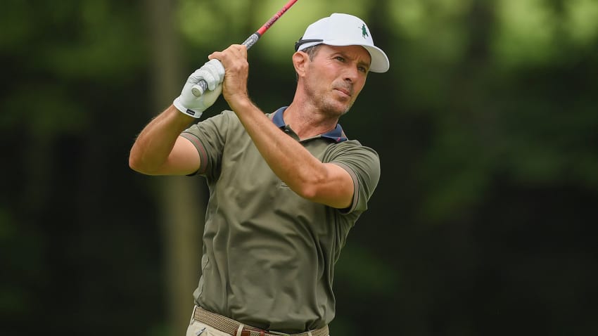Mike Weir is getting prepared for the Shaw Charity Classic in Canada. (Quinn Harris/Getty Images)