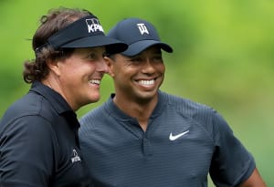 Woods, Mickelson groupings through the years