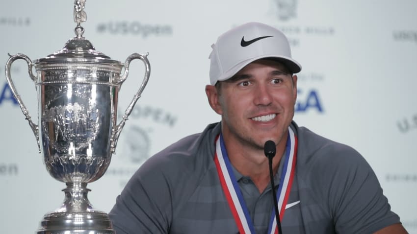 Brooks Koepka comments after winning the U.S. Open