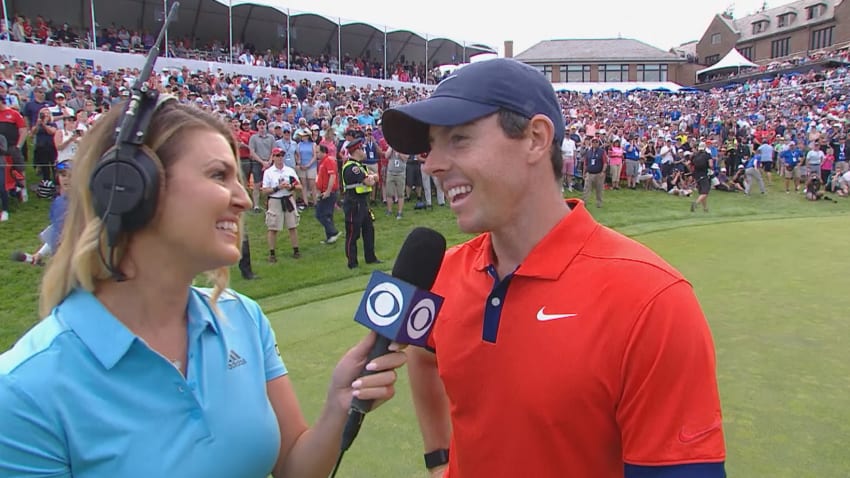 Rory McIlroy interview after winning RBC Canadian Open