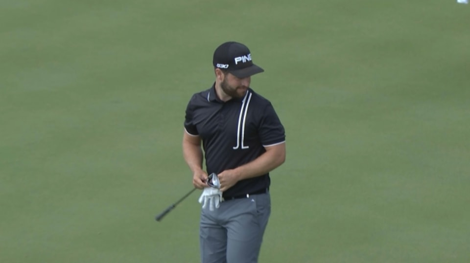 David Lingmerth Holes Out From Off The Green For Birdie At