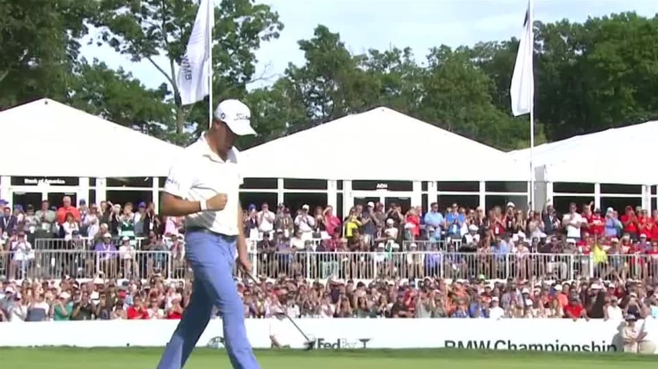 Justin Thomas Birdies No 18 To Clinch Win At Bmw Championship