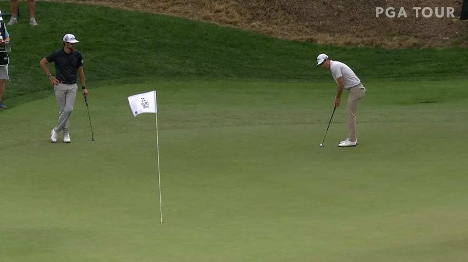 Dylan Frittelli Sinks A 34 Foot Birdie Putt At Zozo