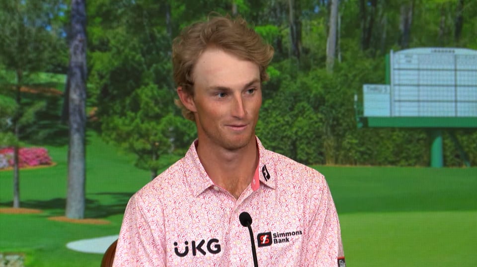 Will Zalatoris' comments after Round 4 of the Masters