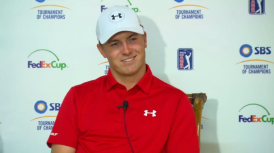 Jordan Spieth news conference before SBS