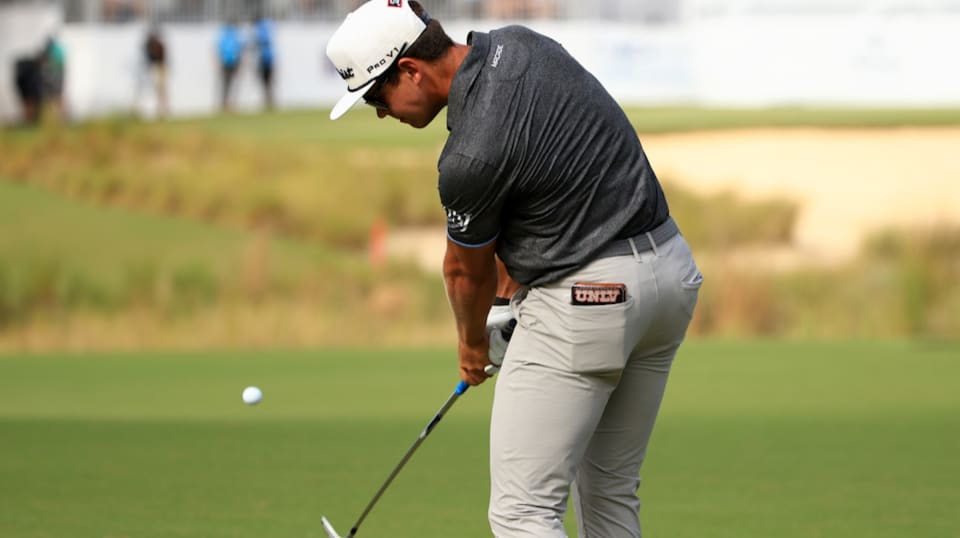 Garrick Higgo's incredible approach to set up eagle is the ...