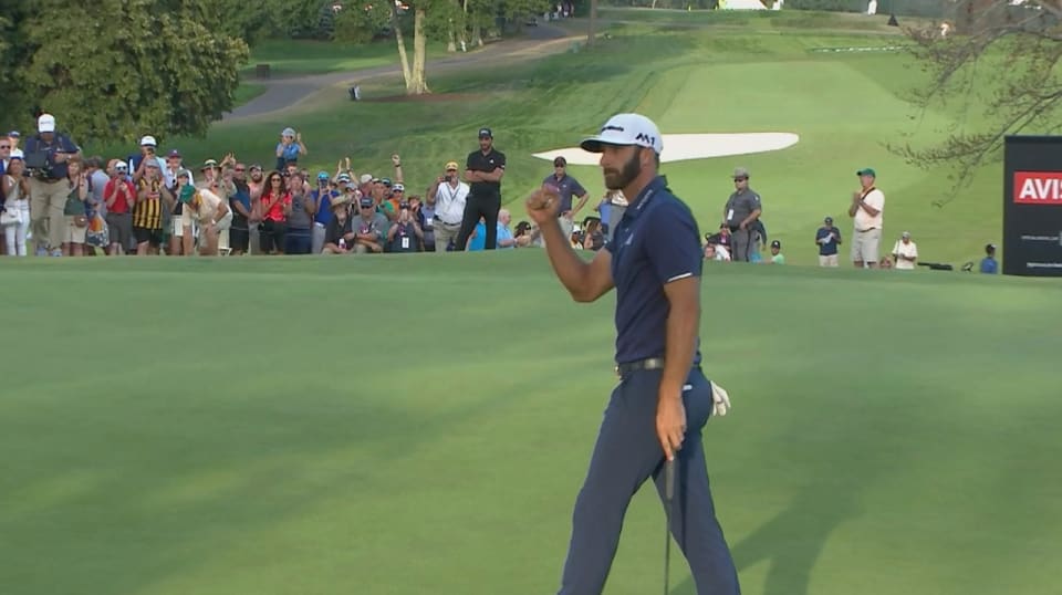 Dustin Johnson Vs Jordan Spieth At The Northern Trust 2017