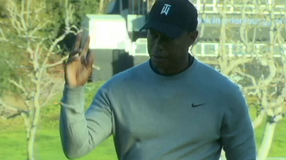 Tiger Woods is out of the gates with birdie at Genesis Open