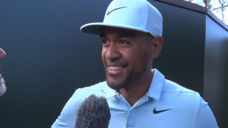 Tony Finau interview after Round 1 of Farmers