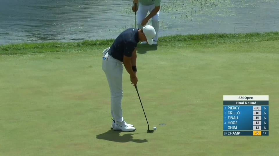 Cameron Champ taps in birdie at 3M Open