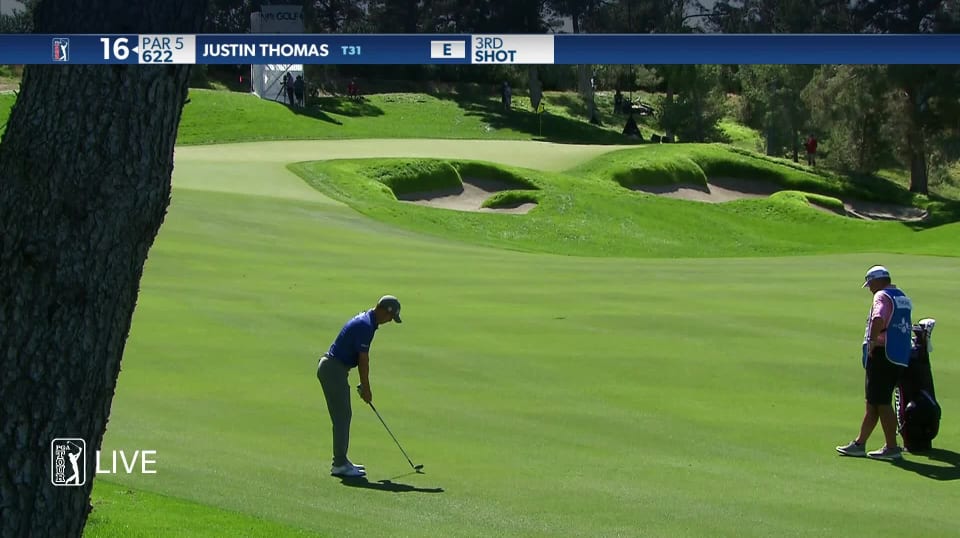 Justin Thomas Uses Nice Approach To Set Up Birdie At The Cj Cup