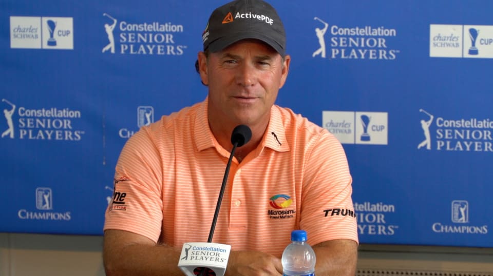 Scott McCarron's lengthy birdie putt at Constellation SENIOR PLAYERS