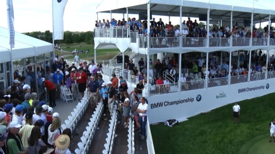 Fabian Gomez Plays Through From The Grandstands At Bmw