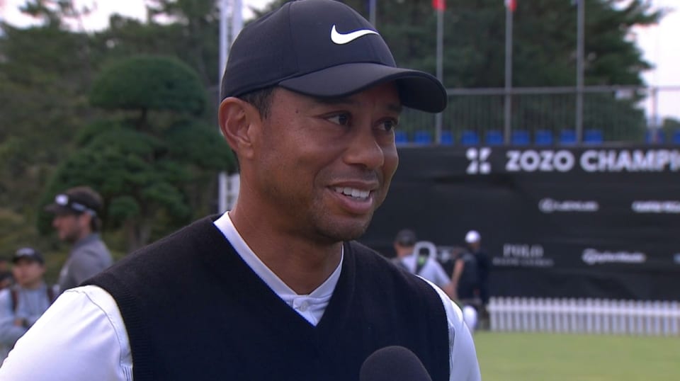 Tiger Woods' interview after Round 2 of ZOZO