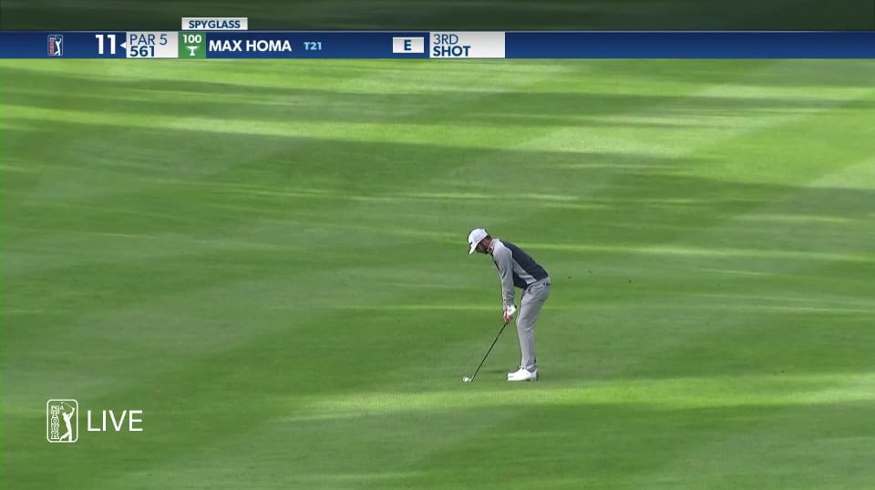Max Homa makes birdie on No. 11 in Round 1 at AT&T Pebble Beach