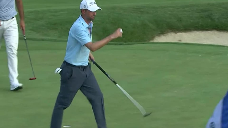 Webb Simpson Eagles No 16 At Bmw Championship