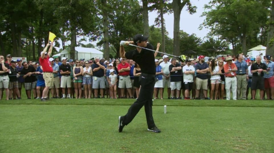 Rory Mcilroy S Powerful Golf Swing In Slow Motion At Wells Fargo