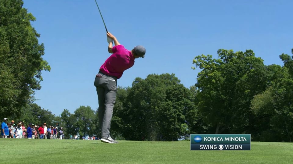 Patrick Rodgers Slo Mo Swing Is Analyzed At John Deere