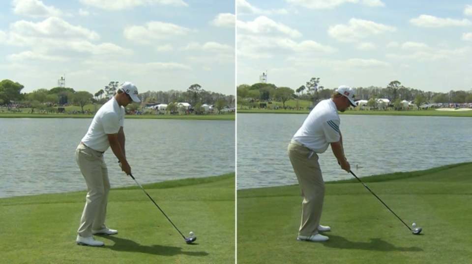 Adam Scott And J B Holmes Swing Comparrison